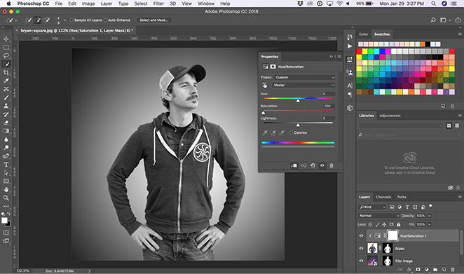 飛輪版面雙曝光教程模板下載去色