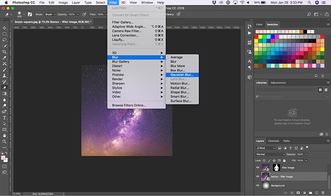 飛輪佈局雙曝光教程模板下載背景高斯模糊