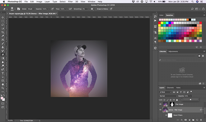 飛輪佈局雙曝光教程模板下載獎金填充圖像