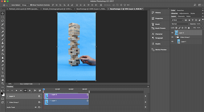 diseño por flywheel cinemagraph cómo tutorial crear capa de enmascaramiento