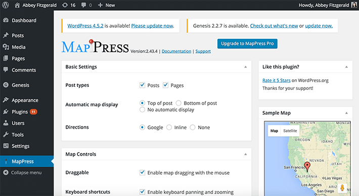 ตอบสนอง-google-map-wordpress-mappress