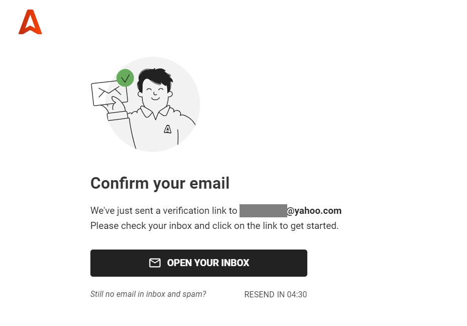 Conferma via email