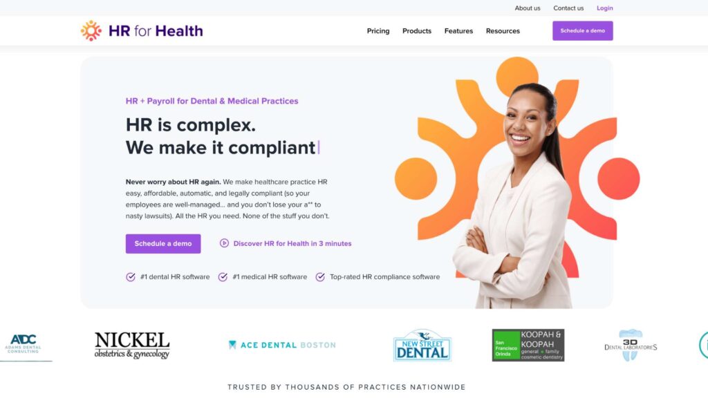 HR dla Zdrowia – zrzut ekranu