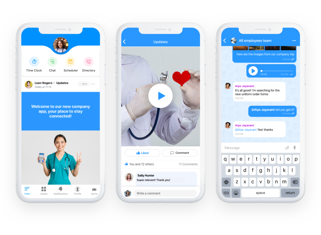 aplicativo de comunicação para profissionais de saúde