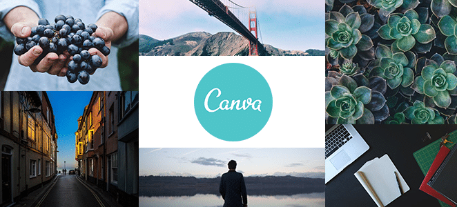 เลย์เอาต์โดย flywheel เว็บไซต์ภาพสต็อกที่ดีที่สุด 2018 ภาพตัดปะพร้อมโลโก้ canva