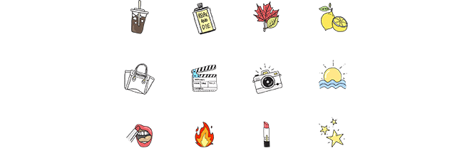 Design-Icon-Set für lebhafte Agenturkundenwetten