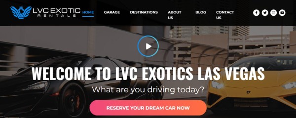 LVC Exotic Car Rentals - прокат автомобилей в Лас-Вегасе