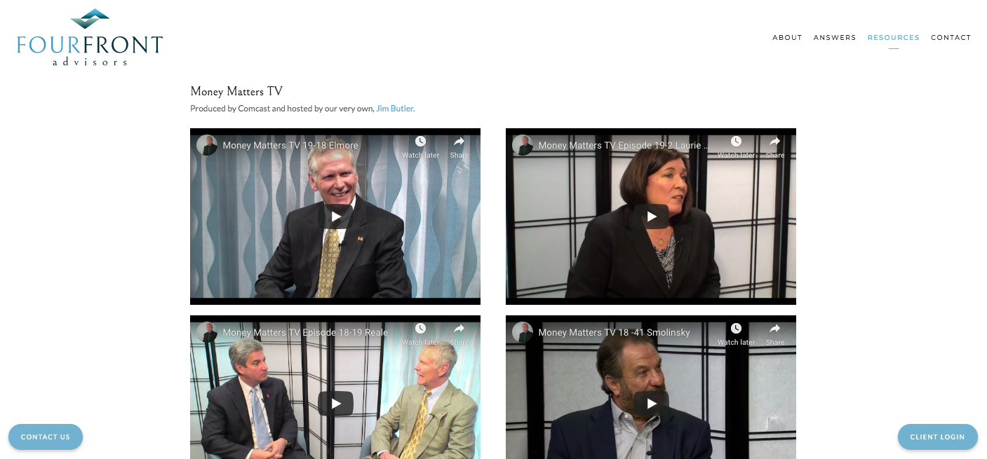 FourFrontAdvisorsビデオ