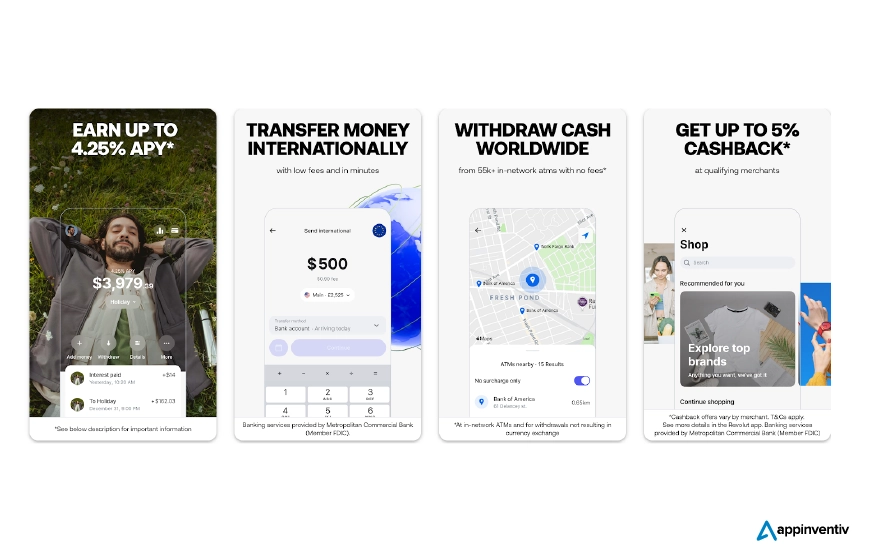revolut Fintech app