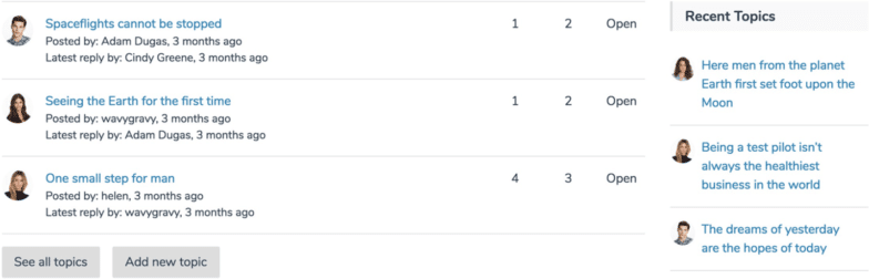 Plugin de forum WordPress : Forum de discussion