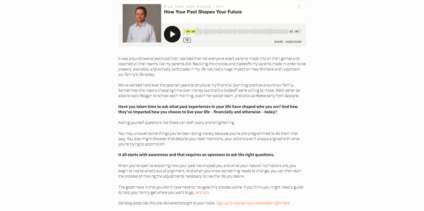 บล็อก Brian Plain