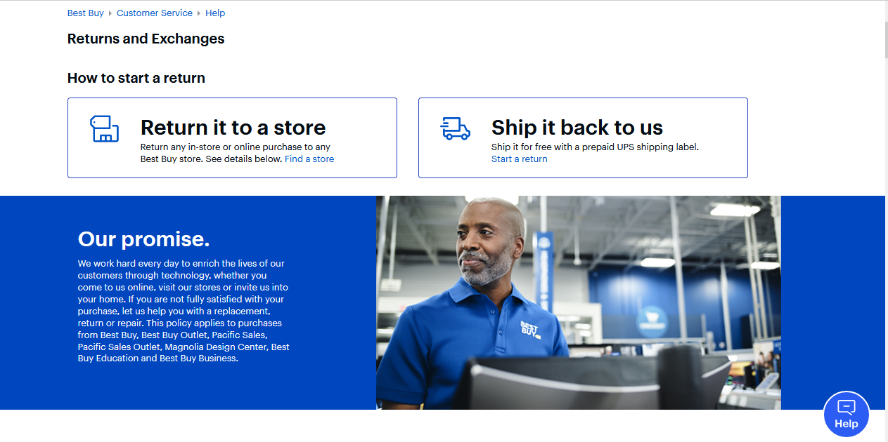 百思买退货政策