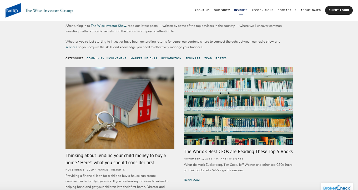 Approfondimenti del gruppo di investitori saggi