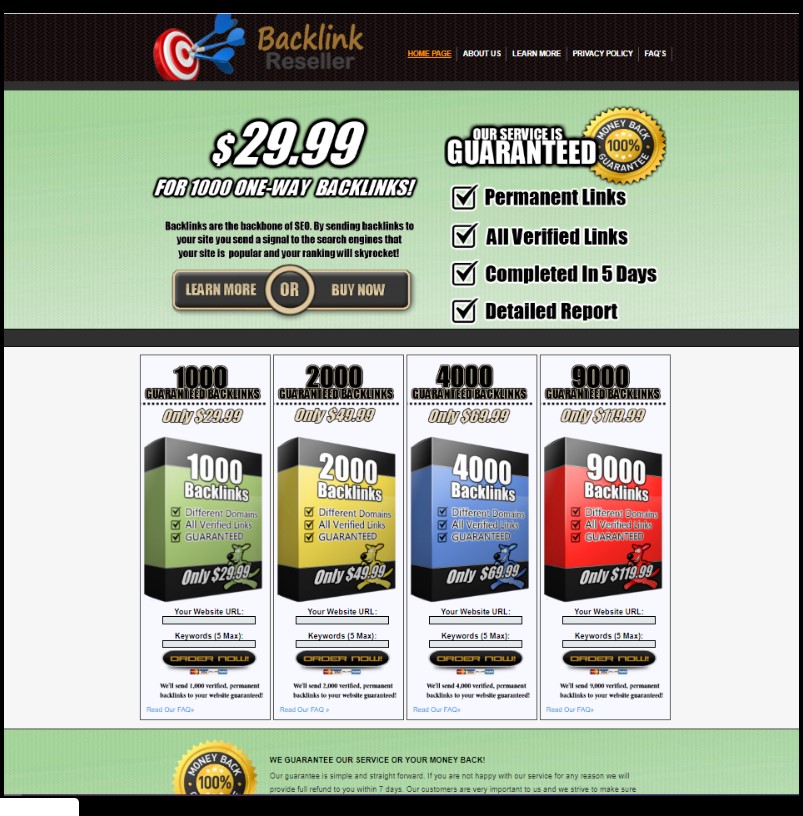 Backlink Reseller Website - Outsourced Online Business Selling Backlinks  for $5 - SEOClerks