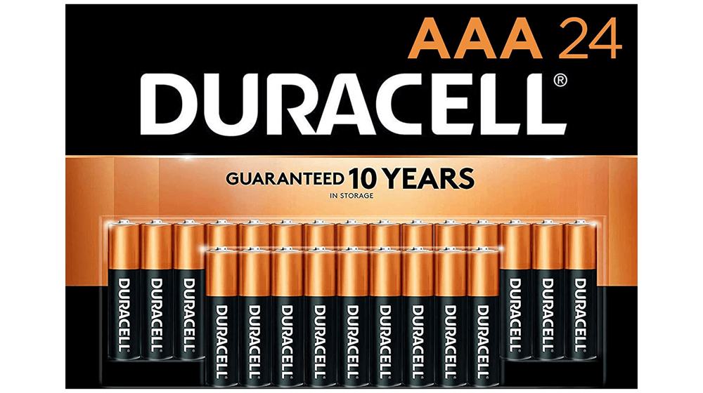 Duracell - Pilhas alcalinas AAA CopperTop - Bateria tripla A de longa duração e multifuncional