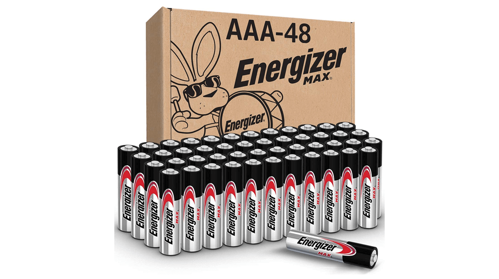 Baterias AAA Energizer (48 Contagens), Bateria Alcalina Máxima Tripla A