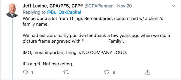 Jeff Levine pe Twitter