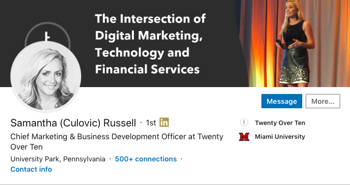 Samantha Russell LinkedIn