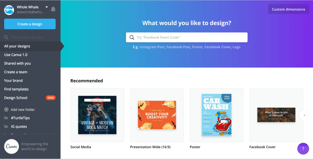 Canva 비영리단체