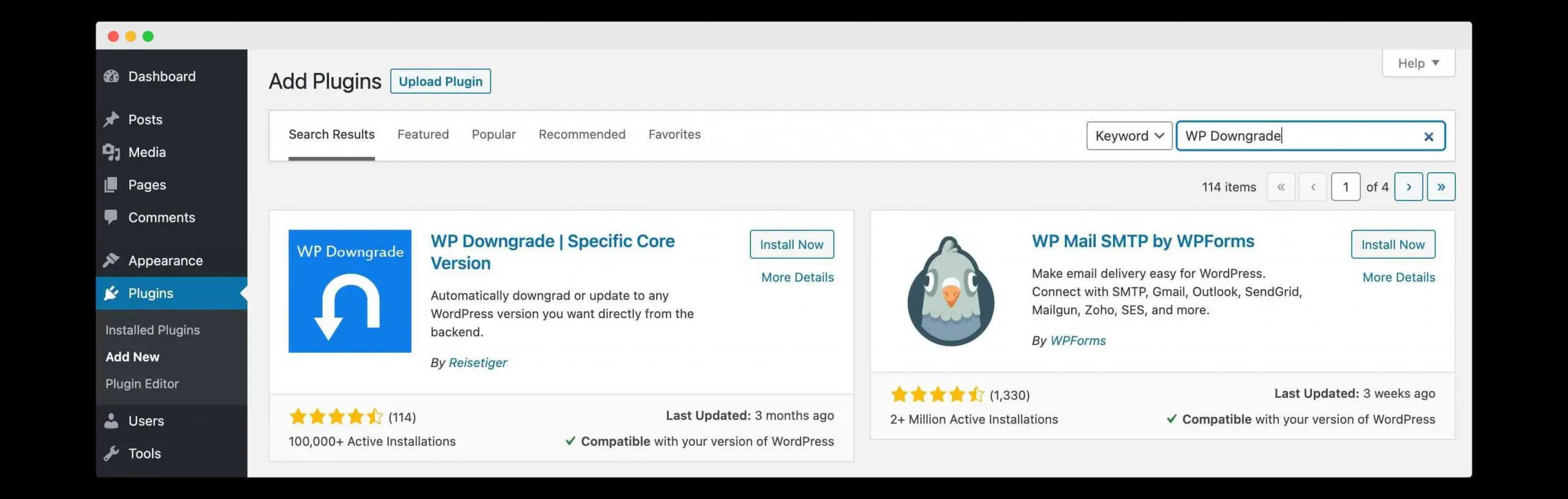 downgrade wordpress, downgrade wordpress website, how to downgrade wordpress, wordpress version