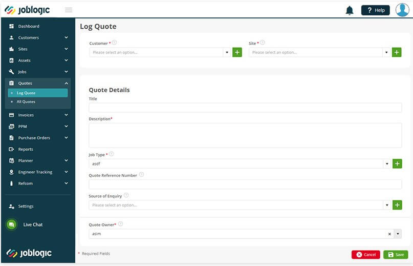 برنامج المقاول الكهربائي Jobber