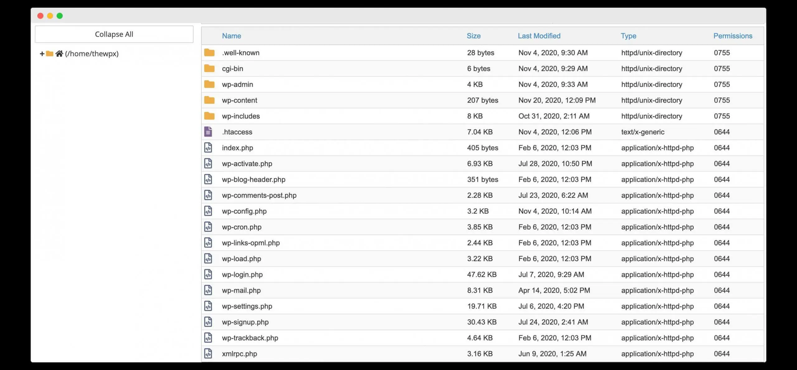 Files & Structure of WordPress