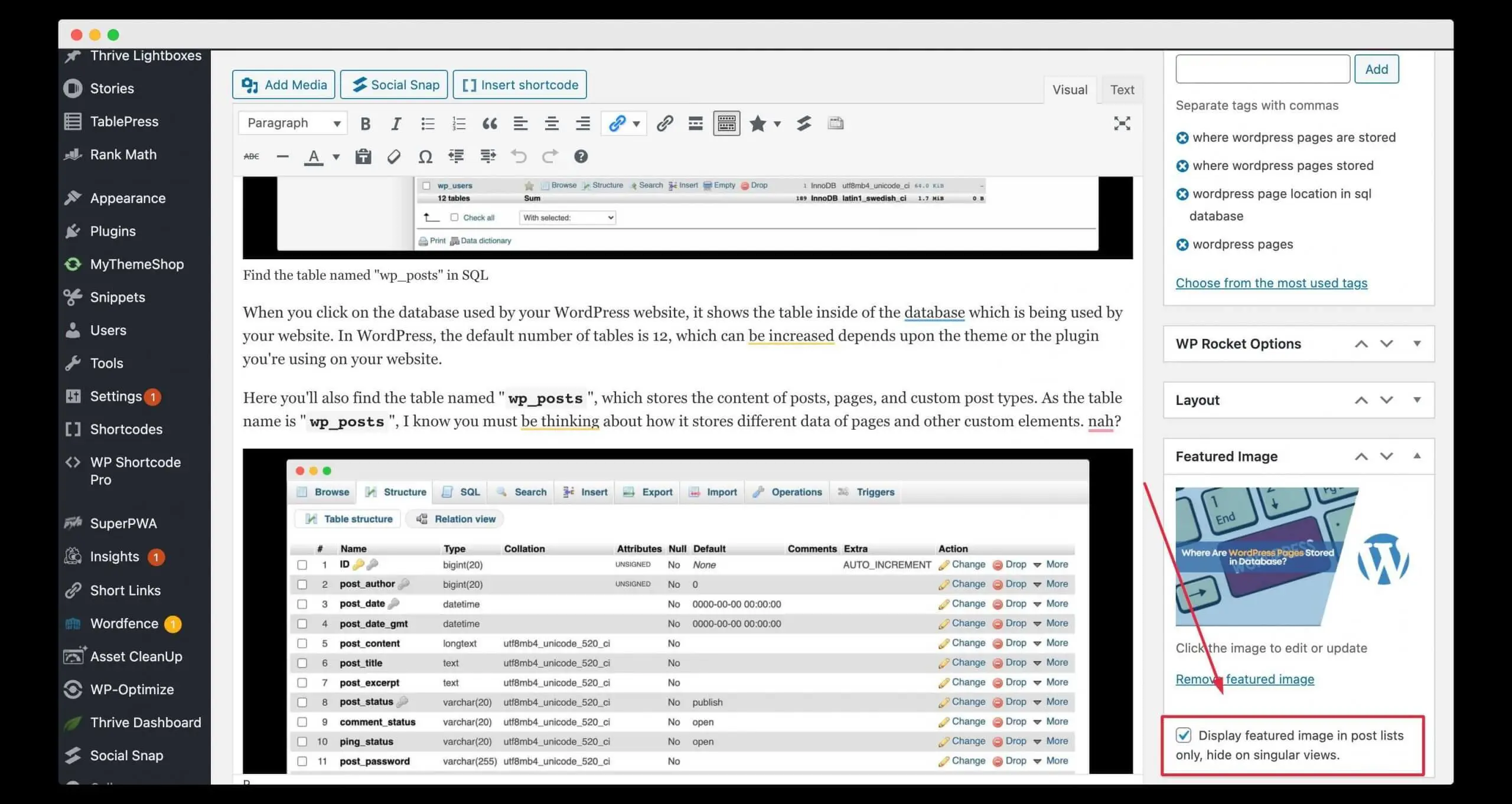 如何在 WordPress 帖子中隱藏特色圖片? Hide Featured Image Using Plugin