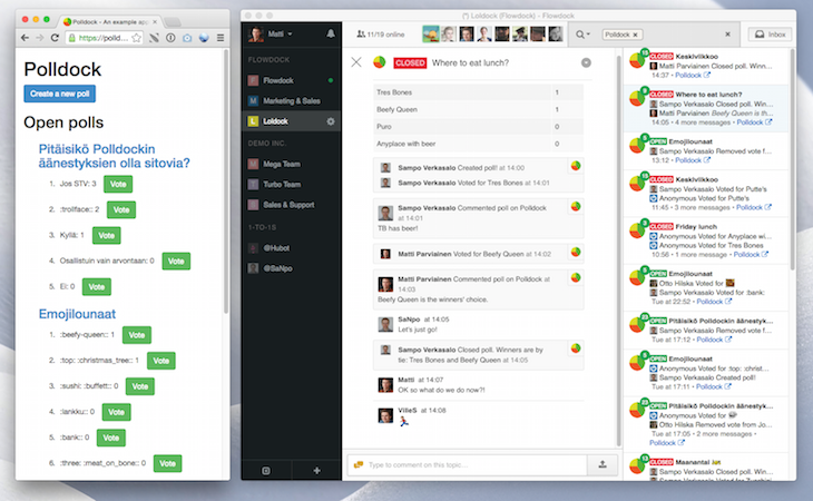 ca flowdock ﻿group chat apps for work