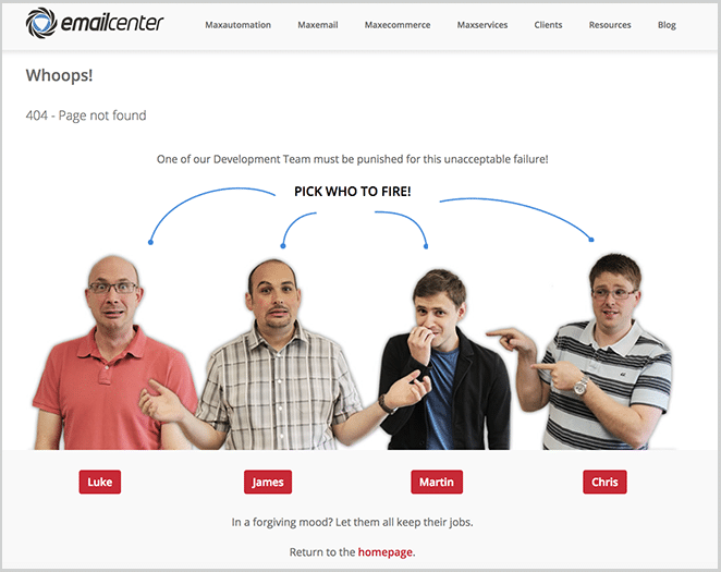 layout prin flywheel creative 404 pagini converti emailcenter Marea Britanie captură de ecran 1