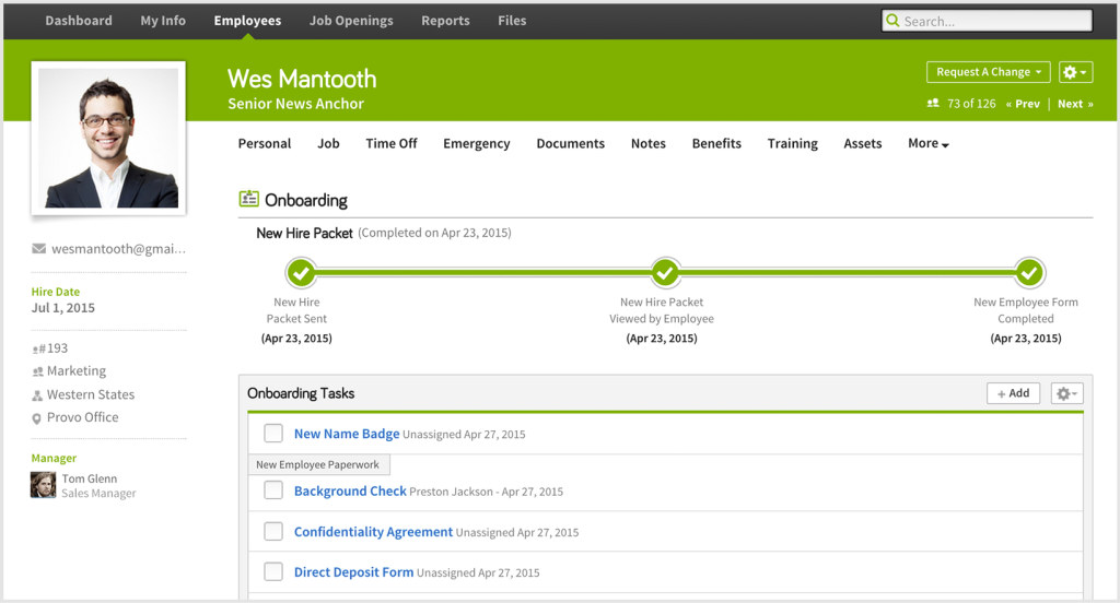 대나무 무료 hr 소프트웨어