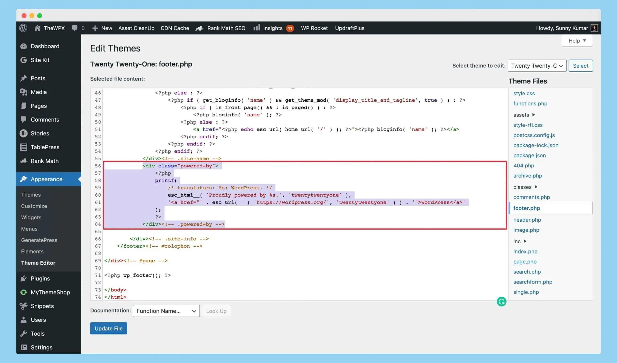 proudly powered by wordpress, remove footer credit in wordpress, remove powered by wordpress, remove proudly powered by wordpress