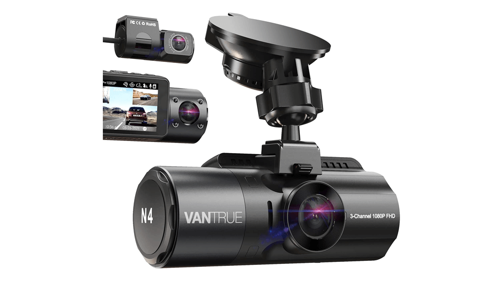 Dash Cam 4K Vantrue N4 a 3 canali