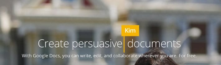 協作通信工具谷歌文檔