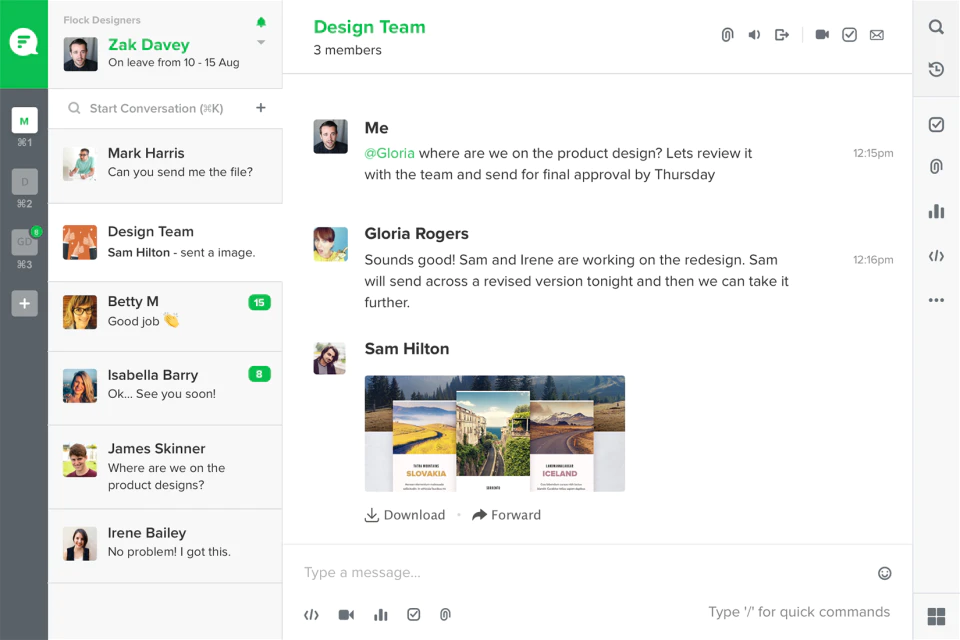 interfaccia utente floccata