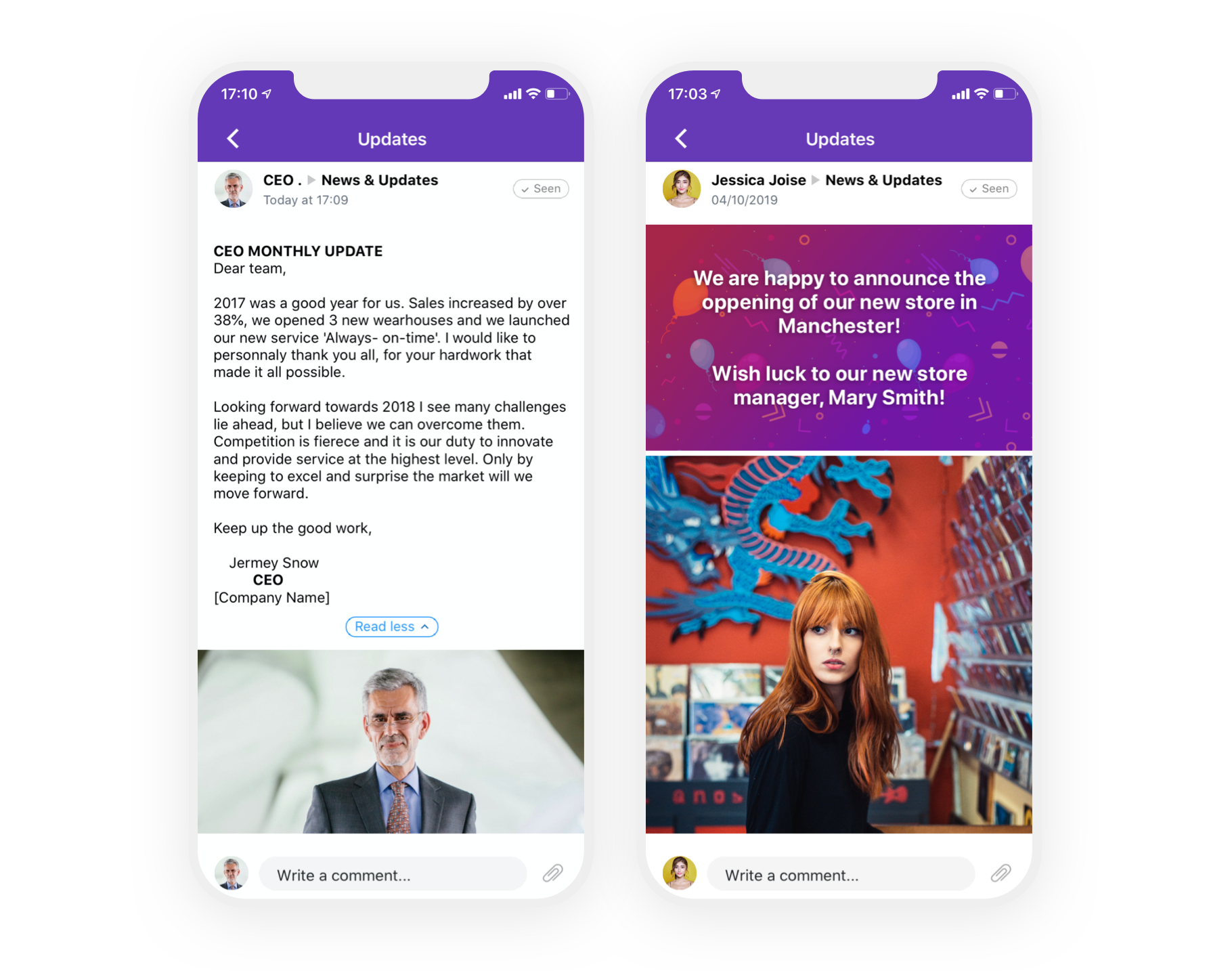 app di comunicazione dei dipendenti