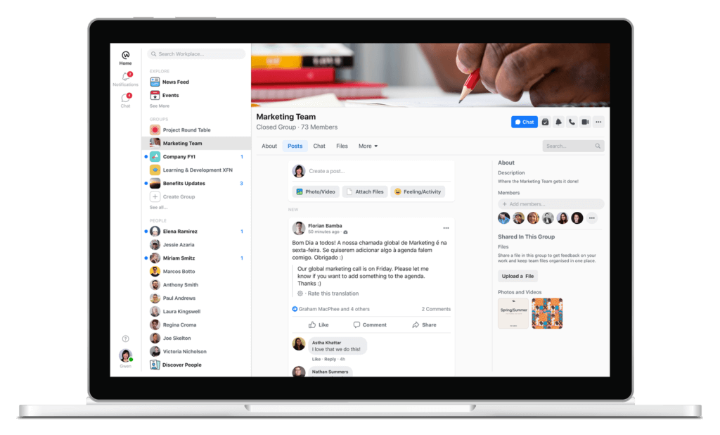 Posto di lavoro di Facebook