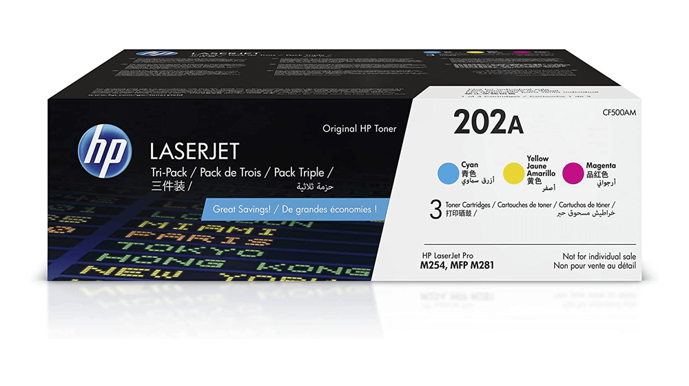 HP 202A , CF501A, CF502A, CF503A , 3 Kartrid Toner