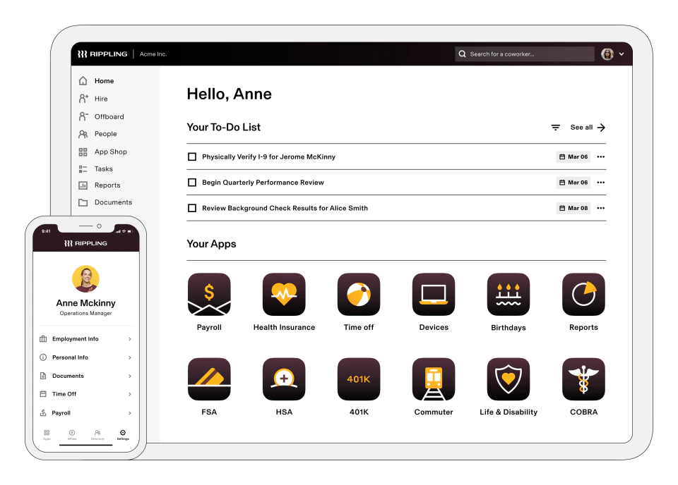 Interfaccia utente increspata