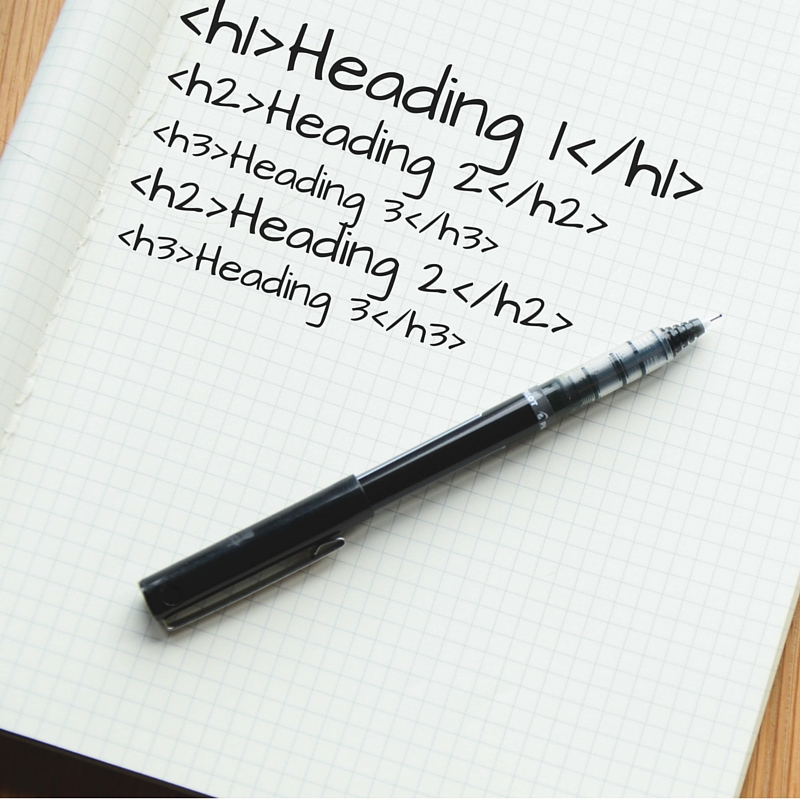 如何使用标题标签