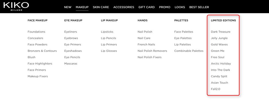 KIKO 로열티 프로그램 한정판