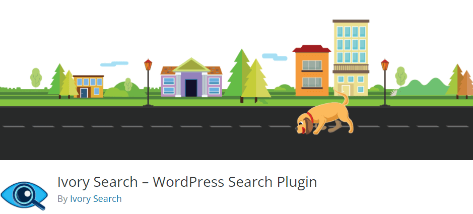 La home page del plug-in Ivory Search, che aggiunge funzionalità di ricerca al tuo sito per migliorare l'esperienza di acquisto mobile.