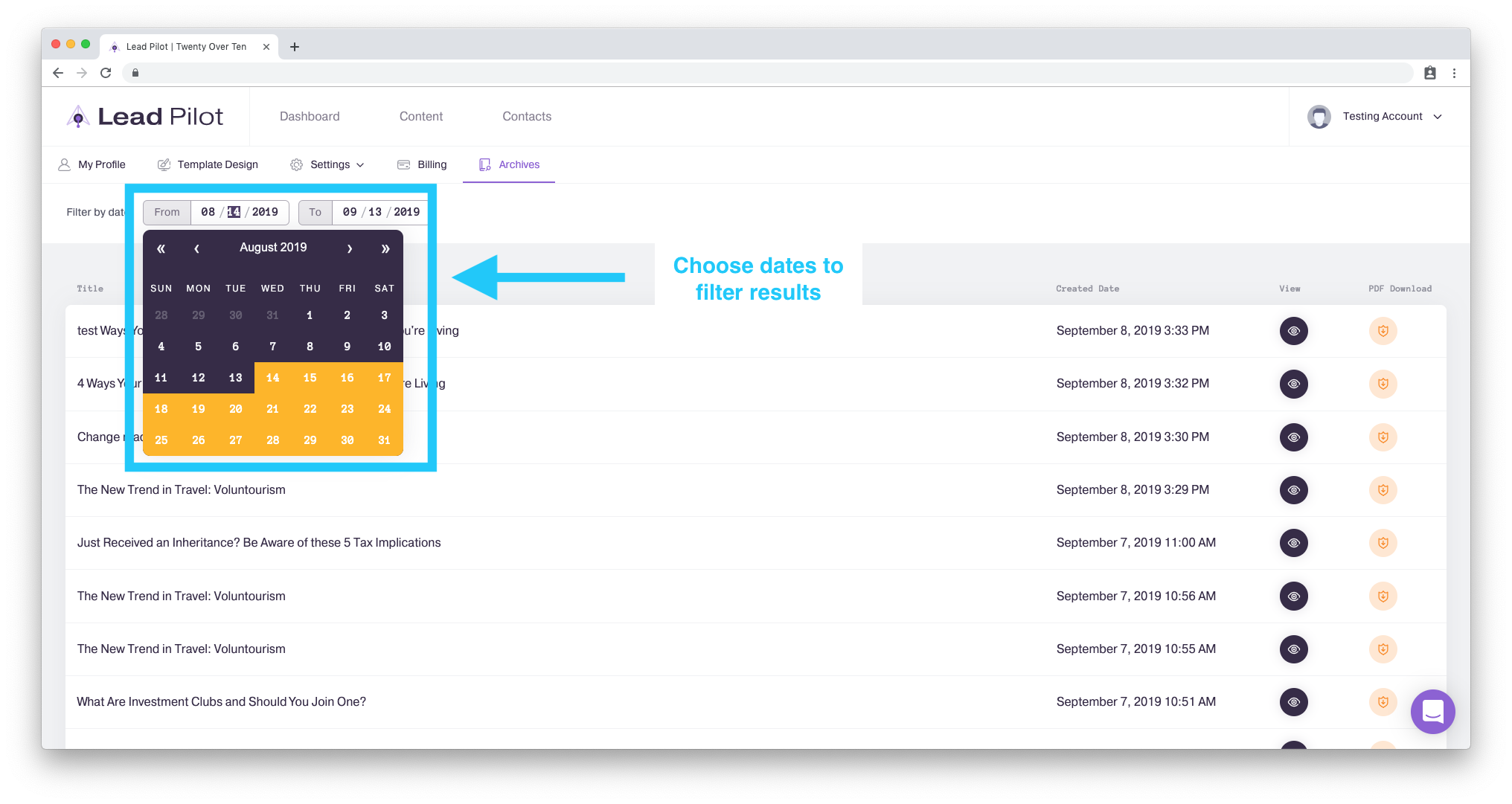 Archiwa Głównego Pilota