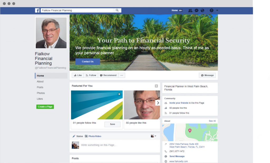 media społecznościowe dla doradców finansowych