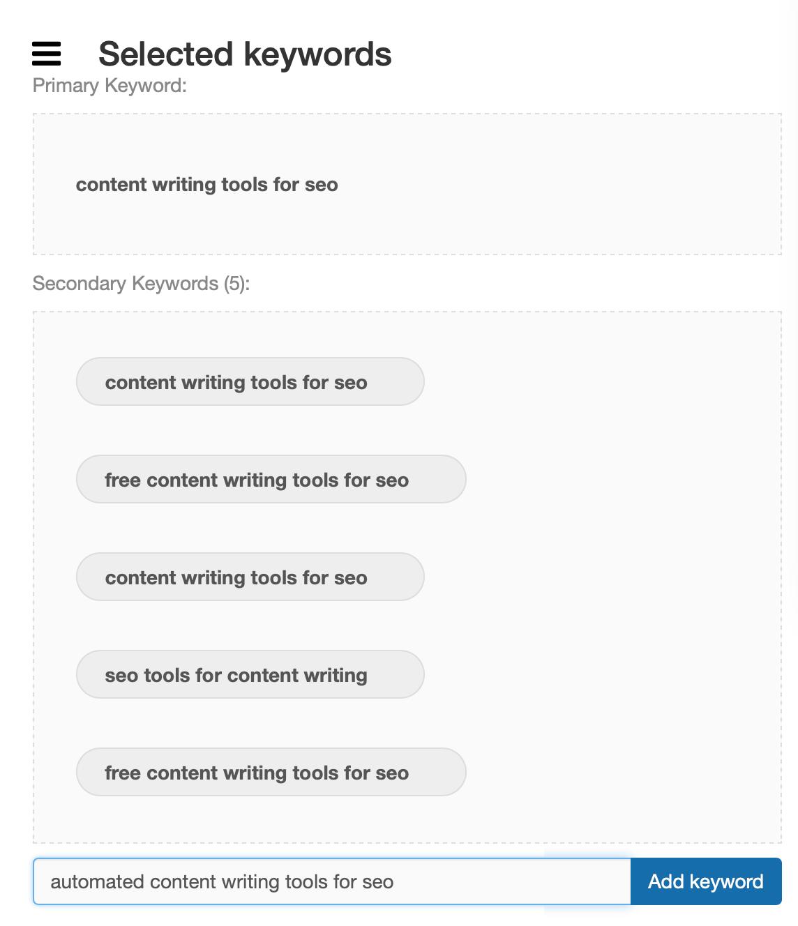 SEOreviewtools больше ключевых слов