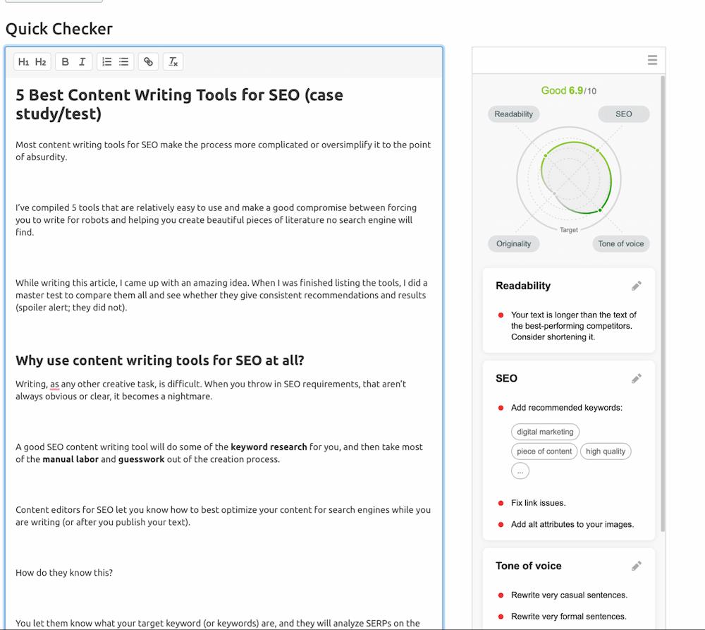 Semrush SEO-помощник по быстрой проверке