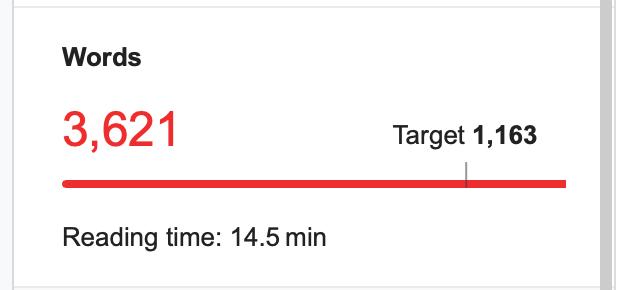 Проблемы с подсчетом слов помощника по письму Semrush