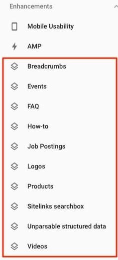 Google Arama Konsolu zengin sonuçları izler