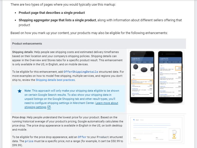Google'ın Arama Galerisi'nden alınan belirli bir zengin sonuç türüyle ilgili yönergeler