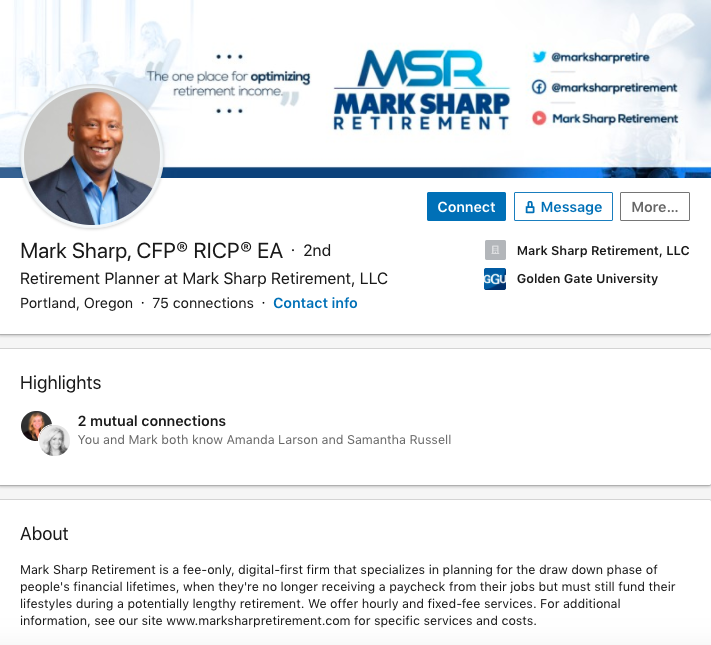 マークシャープリタイアメント