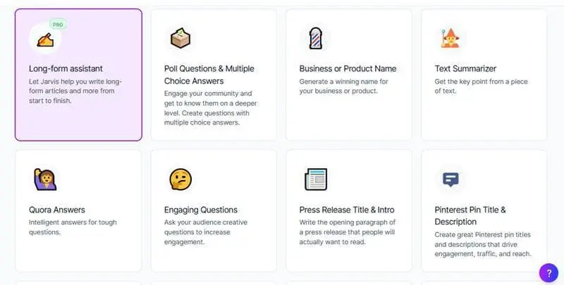 Jaspis Langformassistent